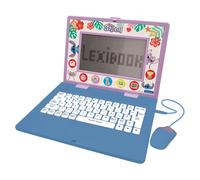 Lexibook, Disney Stitch, Bilingual and Educational Laptop ENGLISH/SPANISH, Toy f