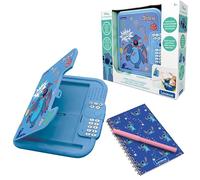 Lexibook, Disney Diario Elettronico Stitch con Penna e quaderno Inclusi, interattivo, protetto da Password, Caratteristiche Divertenti, Effetti sonori, Colore Blu, SD50D