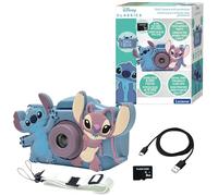Lexibook, Disney Stitch, Fotocamera 4 in 1 per Bambini con Protezione, Funzioni Foto, Video, MP3 e Giochi, 15 cornici per Personalizzare Le tue Foto, Scheda di Memoria da 8 GB Inclusa, DJ078D