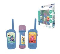Lexibook, Disney Stitch, Kit avventuriero Stitch con walkie Talkie e Torcia Bussola, Blu, RPTW10D