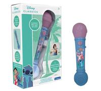 Lexibook, Disney Stitch, Microfono Luminoso per Bambini, Giocattolo Musicale, Altoparlante Integrato, Effetti Luminosi, Melodie Demo Incluse, Blu, MIC80DLXB