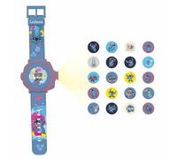 Lexibook - Disney Stitch - Orologio a proiezione regolabile con schermo digitale - 20 immagini di Lilo e Stitch - per bambini - DMW050D
