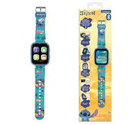 Lexibook, Disney Stitch, Stitch Orologio Bluetooth con Display a Colori con Fotocamera e Scheda di Memoria da 8 GB, Blu, DMW071D