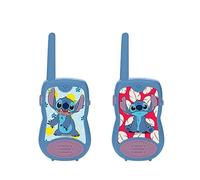 LEXIBOOK Stitch 2 walkie-talkie con portata di 120 m e clip da cintura