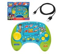 Lexibook, Disney Toy Story, Console di Giochi educativi parlanti bilingue Italiano e Inglese, 100 attività, Schermo LCD 2,8"/7 cm, Batteria Ricaricabile, USB-C, Verde, JCG100TSi5LXB