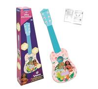 Lexibook, Disney Moana, My First Guitar for Children, 6 Nylon Strings, 53 cm / 21'', Guide Included, Blue/Yellow, K200VN