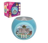 Lexibook, Disney Vaiana Oceania, Sveglia a proiettore con funzione snooze, luce notturna con timer, schermo LCD, a batteria, Blu, RL977VN