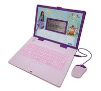 Lexibook, Disney Wish, Educational and Bilingual Laptop in English/French, Toy for children with 124 activities to learn, play games and music, Purple, JC598WIi1