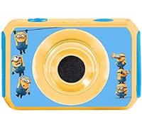 Lexibook DJA400DES - Videocamera Digitale 5MP Cattivissimo Me, Design Minions Schermo LCD, Accessori di Fissaggio, Caso Impermeabile, Giallo/Blu