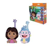 Lexibook, Dora l'esploratrice, Walkie-Talkie Dora 3D, Rosa Blu, TW18DORLXB