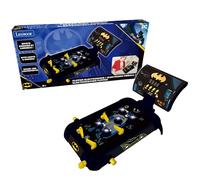Lexibook Flipper elettronico Batman, Suoni Divertenti ed Effetti Luminosi, 5 Ostacoli, Funziona con 3 batterie LR14, Nero/Giallo, JG610BATLXB