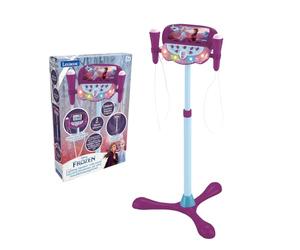Lexibook, Frozen, Altoparlante Luminoso con Supporto per Bambini, Gioco Musicale, Altezza Regolabile, Effetti Luminosi, 2 microfoni Inclusi, Presa MP3, Presa per Cavo Aux-in, Viola/Blu, S160FZ