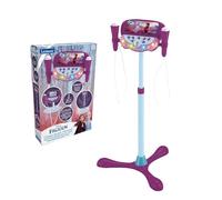 Lexibook Frozen Altoparlante Luminoso in Piedi per Bambini, Giocattolo Musicale, Altezza Regolabile, effeti Luminosi, 2 microfoni Incluso, Presa MP3, Presa Cavo aux-in, Viola/Blu, S160FZLXB