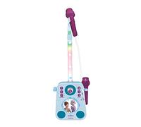 Lexibook, Frozen, altoparlante musicale con 2 microfoni, canzoni dimostrative, ingresso MP3, blu/viola, K140FZ