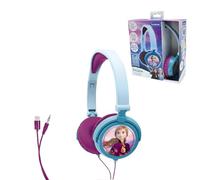 Lexibook, Frozen, Cuffie stereo, volume sicuro per bambini, pieghevole e regolabile, blu/viola, HP010FZ