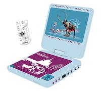 Lettore DVD portatile Frozen 2, schermo rotante da 7 "per bambini, telecomando, Elsa, Disney, caricabatteria per auto, porta USB, batteria ricaricabile, blu / viola, DVDP6FZ