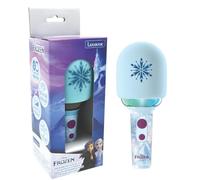 Lexibook Lexibook-MIC280FZ, Frozen, Microfono Senza Fili con Altoparlante e luci, 4 modificatori di Voce, Effetti di Luce Multicolore, Batteria Ricaricabile, Taglia Unica, MIC280FZ