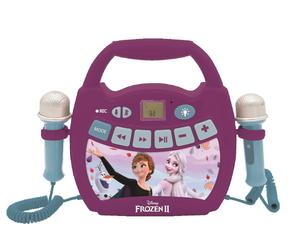 Lexibook, Frozen, Portable karaoke digital player for kids, Microphones, Light e