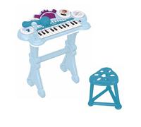 Lexibook, Frozen, Tastiera Elettronica con seggiolino, Microfono, Lettore MP3, Effetti sonori, brani dimostrativi, Blu/Viola, Colore, Taglia Unica, K707FZ