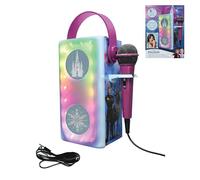 Lexibook, Frozen, Altoparlante Bluetooth® senza fili con microfono, Effetti luminosi multicolori, Slot per scheda SD/TF, Batteria ricaricabile, Blu, BTP185FZZ