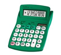 Lexibook, FRUITIES® Calcolatrice da tavolo con display inclinabile, 10 cifre, Funzioni di base e avanzate, Tasti grandi, Alimentazione solare e a batteria, Verde, C210B