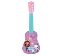 LexiBook Gabby and the Magic House My First Children's Guitar 6 Nylon Strings 53 CM Guide include Pink K200GDH