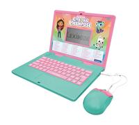Lexibook, Gabby's Casa delle Bambole, Bilingue INGLESE/FRANCESE Computer educativo, giocattolo per bambini con 124 lingue, scrittura, matematica, logica, attività musicali e giochi, rosa/blu