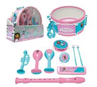Lexibook, Gabby's Dollhouse, Set of 7 musical instruments (Drum, Maracas, Castan