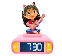 Lexibook Gabby's Dollhouse Sveglia con luce notturna, 6 suoni, display LCD, batterie AA