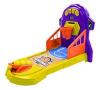 Lexibook, Gioco di Basket elettronico, Effetti sonori e Luminosi, Pannello Mobile, 3 Livelli di difficoltà, da 1 a 4 Giocatori, Colore Viola/Giallo, JG910