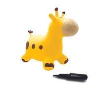 Lexibook Giraffa gonfiabile BG050GI – Gioco di rimbalzo interni/esterni, pompa inclusa, giallo