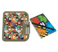 Lexibook Harry Potter, Diario Segreto elettronico con Penna e quaderno Inclusi, interattivo, Password, funzioni Divertenti, Effetti sonori, Oro/Nero, Colore, SD50HP