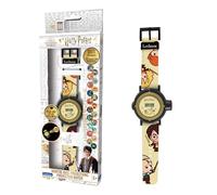 Lexibook - Harry Potter Schermo digitale per orologio a proiezione regolabile - 20 immagini Harry Potter - per Bambini - Negro y Oro - DMW050HPLXB