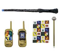 Lexibook Harry Potter - Wizard Adventurer Set with Talkies-Walkies, Magic Wand, Notebook, Pen, Eraser, White/Gold, RPTW11HP