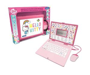 Lexibook, Hello Kitty Computer educativo Bambino, JC598HKi1 | Inglese/Francese, Bilingue, 124 attività, Scrittura, Matematica, logica, musica