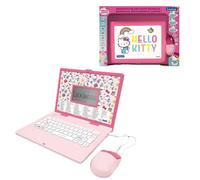 Lexibook, Hello Kitty, Computer portatile educativo bilingue Inglese/Francese, 164 attività di lingua, scrittura, matematica, logica, musica e giochi, ragazzi e ragazze, JC598HKi1LXB