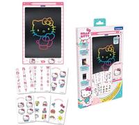 Lexibook, Hello Kitty, Lavagnetta Magica, Gioco Artistico e Creativo per Ragazze e Ragazzi, Disegni Multicolori, Schermo 28 cm, Include 1 Stilo e 6 Mascherine, Rosa, CRT10HKLXB