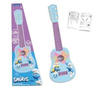 Lexibook, I Puffi, La mia prima chitarra per bambini, 6 corde in nylon, 53 cm, Guida inclusa, Rosa, K200SF