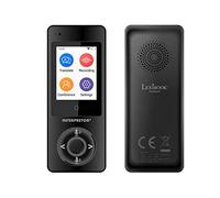 Interpretor®, Traduttore parlante istantaneo, 75 lingue, Traduzioni accurate di qualità professionale, touch screen, Funzione chat di gruppo, Bluetooth, Wifi, Jack per cuffie, nero , NTL2000