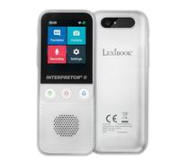 Lexibook Interpretor 2 - Traduttore Vocale Istantaneo 137 Lingue, Multilingue, Traduzione di Foto, Traduzione di Memo, Conversazione, Jack per Auricolari, Wi-Fi e Offline - NTL3000LXB
