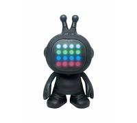 Lexibook Lexibook-BTLS300 iParty Altoparlante Senza Fili, 3W, luci LED, qualitá Audio ottimale, Jack, Presa aux-in, USB, schede SD, Batteria Ricaricabile, Nero, Colore, BTLS300