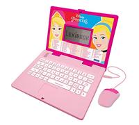 Lexibook Laptop educativo JC598DPi1 Disney Principesse – Bilingue Francese/Inglese, 124 attività