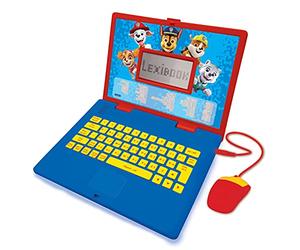 Lexibook JC598PAi13 - Giocattolo educativo e bilingue per Bambini, 124 attività, per Imparare a Giocare e Ascoltare Musica con Paw Patrol, Rosso/Blu