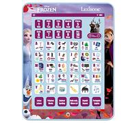 Lexibook- JCPAD Disney Frozen, tavoletta educativa bilingue per Imparare Lettere, Numeri, Parole ortografia e Musica, Lingue Inglese/Portoghese, Blu, Colore, Medium, JCPAD002FZi4