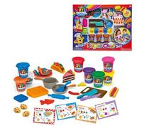 Lexibook, Kit di Pasta Modellabile Morbida e Duttile Super Chef, CRDOUGH16LXB