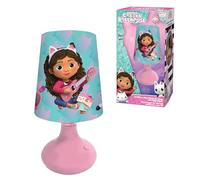 Lexibook, La Casa delle Bambole di Gabby, mini lampada da comodino e luce notturna, Senza fili, rosa/blu, MLT10GDH