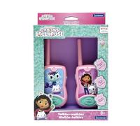 Lexibook, La casa delle Bambole di Gabby, Walkie-Talkie 200m, Gioco di Comunicazione per Bambini, Clip da Cintura, Funzionamento a Batteria, Rosa, TW12GDH