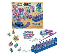 Lexibook, Laboratorio di Braccialetti Elastici Stitch CRA-Z-Loom, Blu, CRLOOM9DLXB