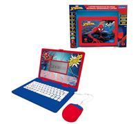 Lexibook, Marvel Spider-Man, Laptop Educativo Bilingue, Inglese e Italiano, 164 Attività, Matematica, Giochi di Logica, Modalità Musica, Schermo LCD, Rosso/Blu, JC601SPi5LXB