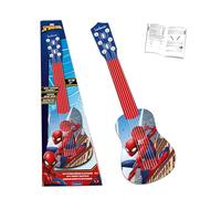 Lexibook Marvel Spider-Man Peter Parker La mia Prima Chitarra, 6 corde in nylon, 53 cm, guida inclusa, blu / rosso, K200SPLXB